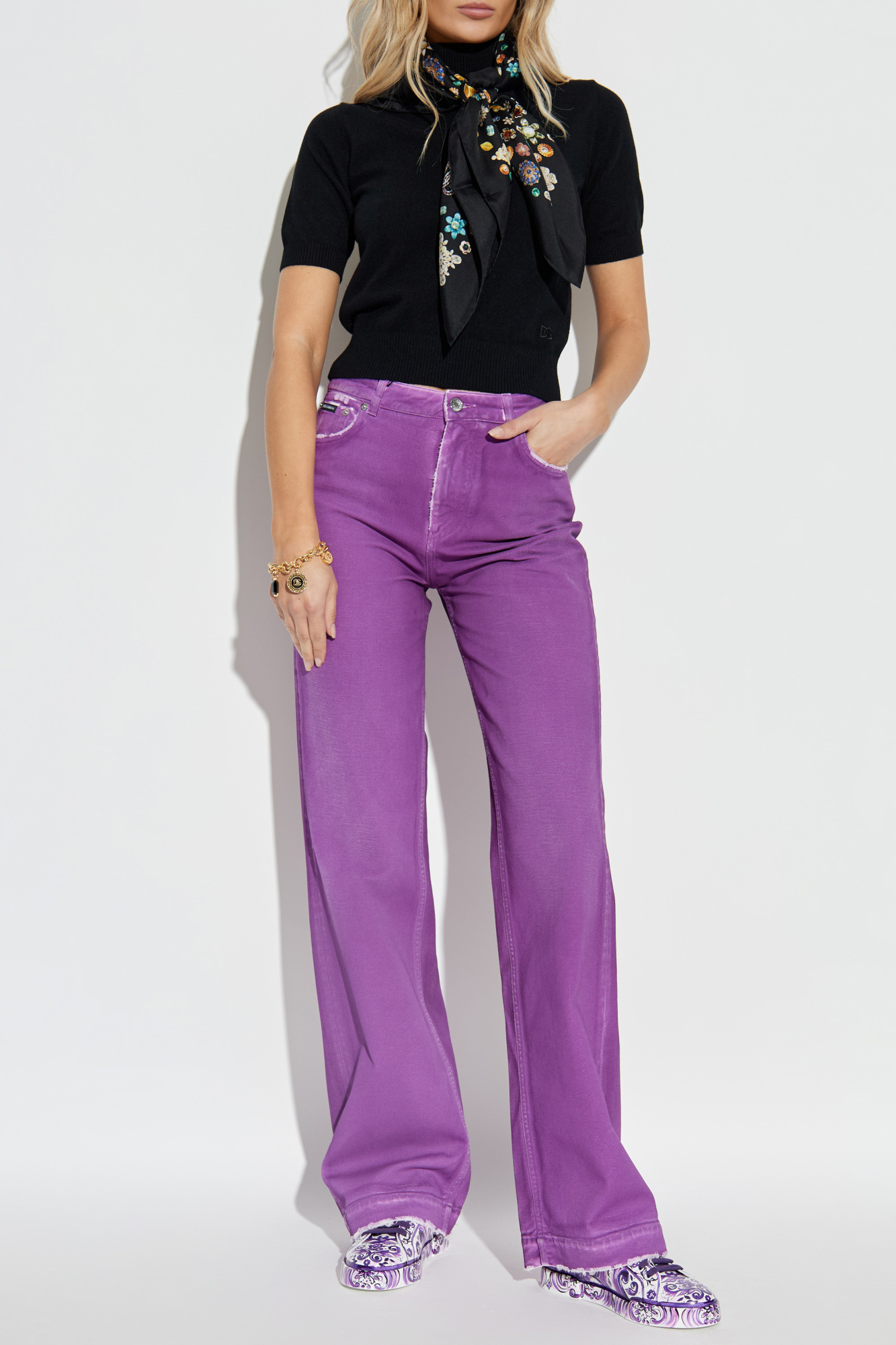 【HI FI FNK】B Purple Denim Pants HI FI FNK】B Purple Denim Pants (HI FI FNK/デニム・ジーパン